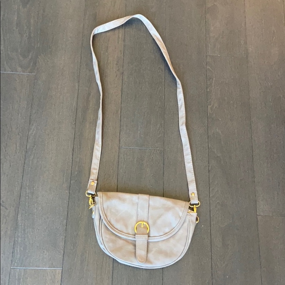 Mini grey side purse